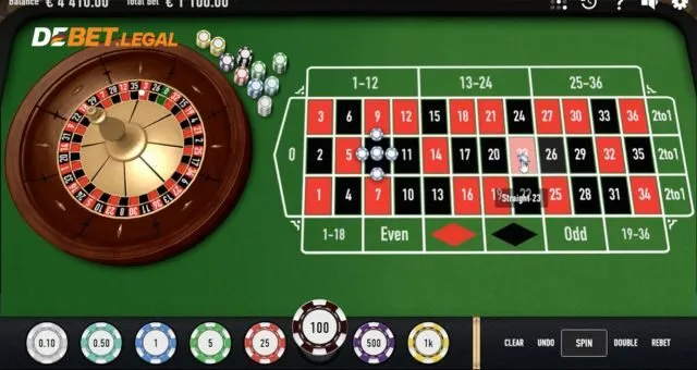 Nhóm cược Roulette tại Debet cửa trong