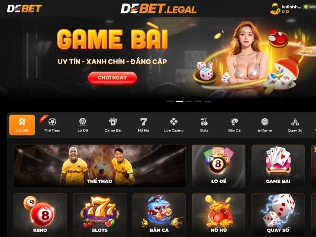 Những tựa game bài Debet tiêu biểu