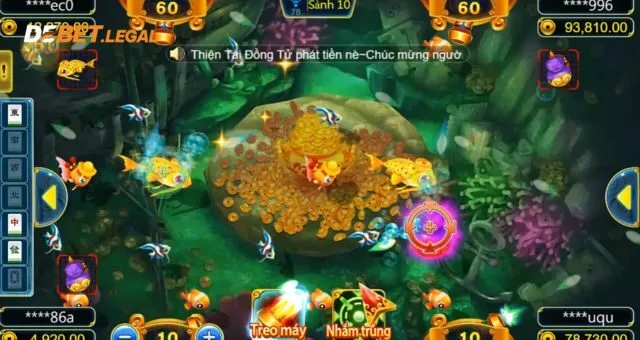 Các tính năng đặc biệt của game Tam Tiên bắn cá Debet